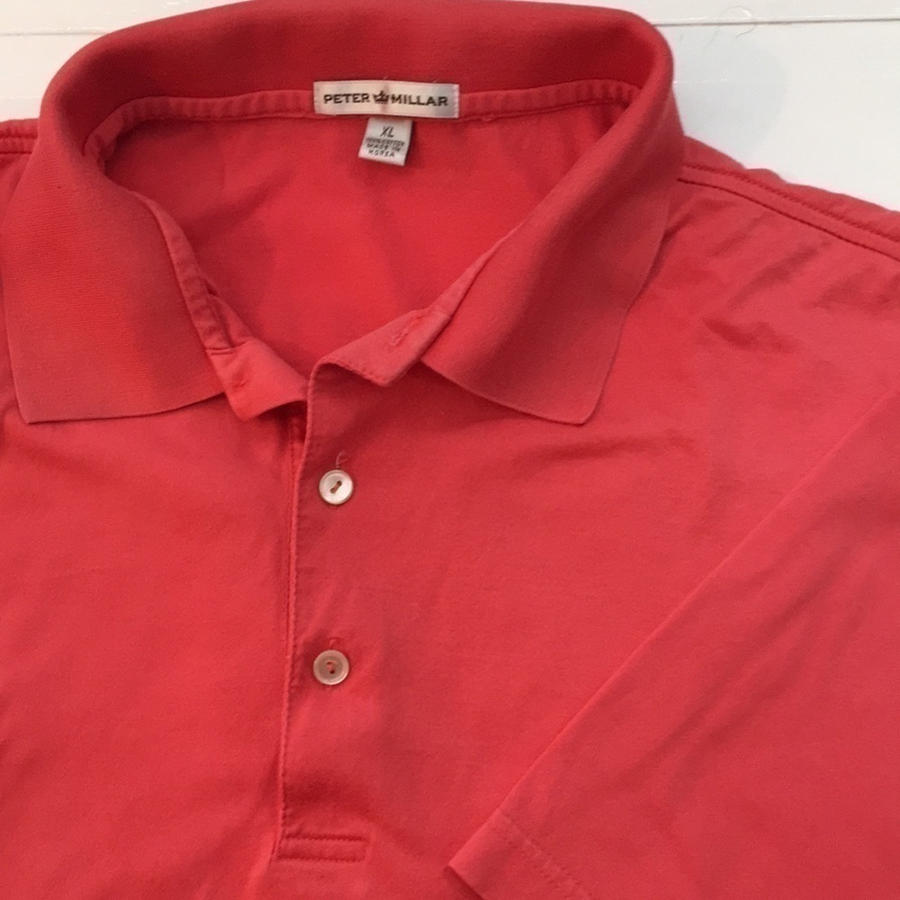 Peter Millar size XL cotton coral color